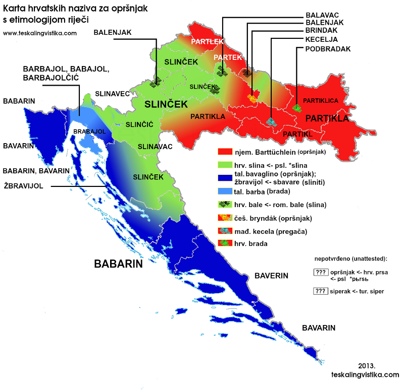 Opršnjak, slinček, partikla, balavac, bavarin ili pak barbajol!
