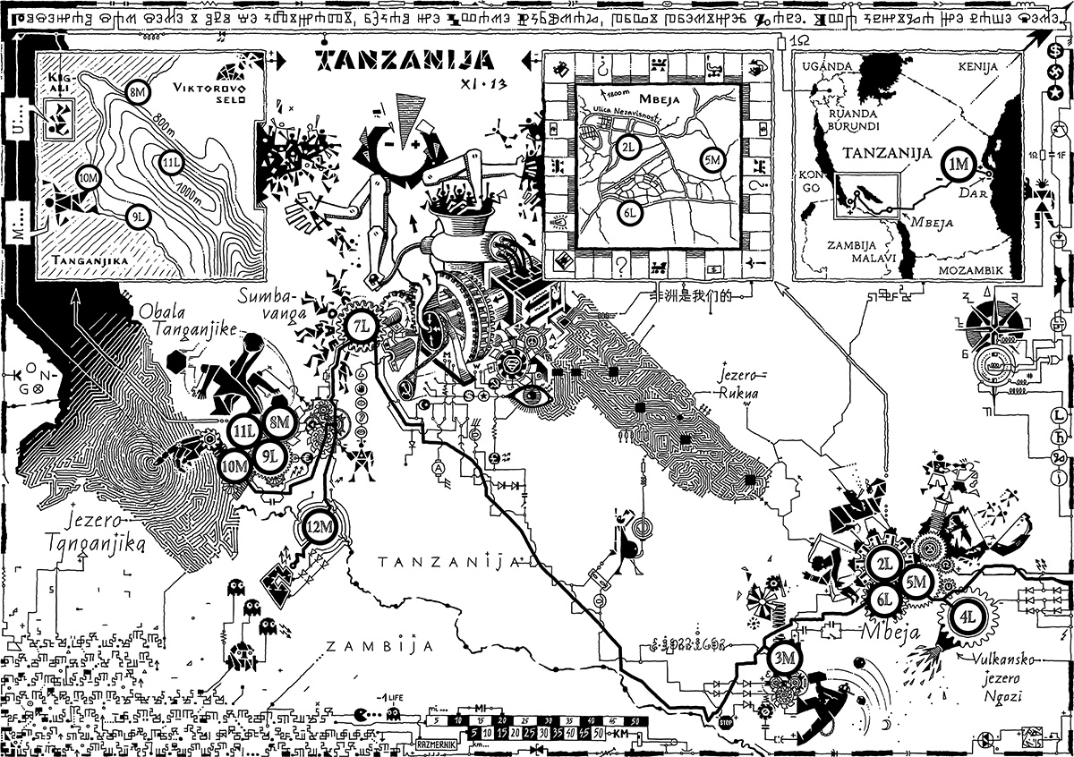 Bantustan, mapa Tanzanije