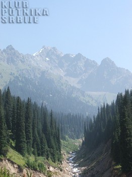 zailiski altau, almatinka river
