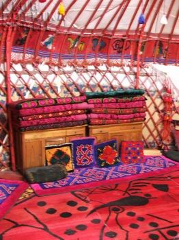 yurt inside
