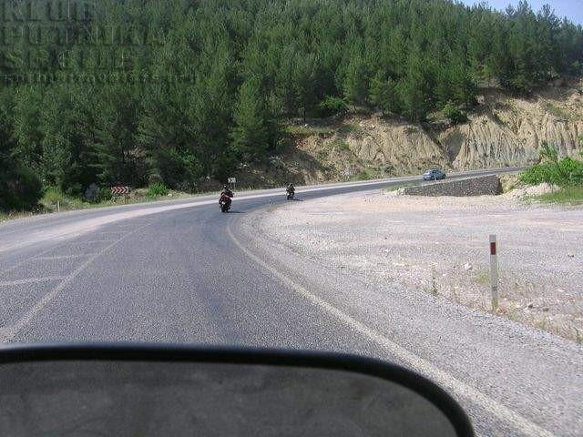 on the road