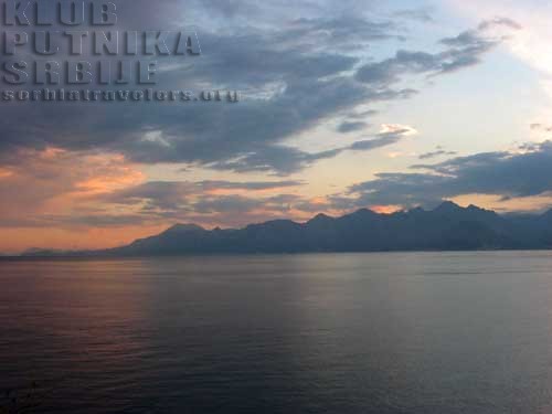 antalya sunset, turkey