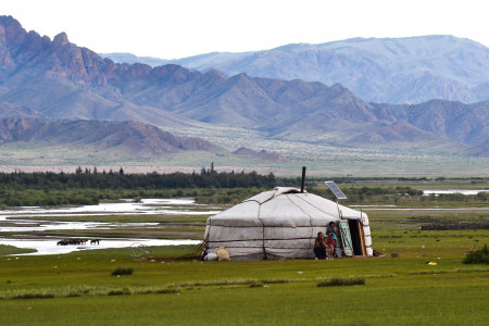 Zapadna Mongolija - Pesma