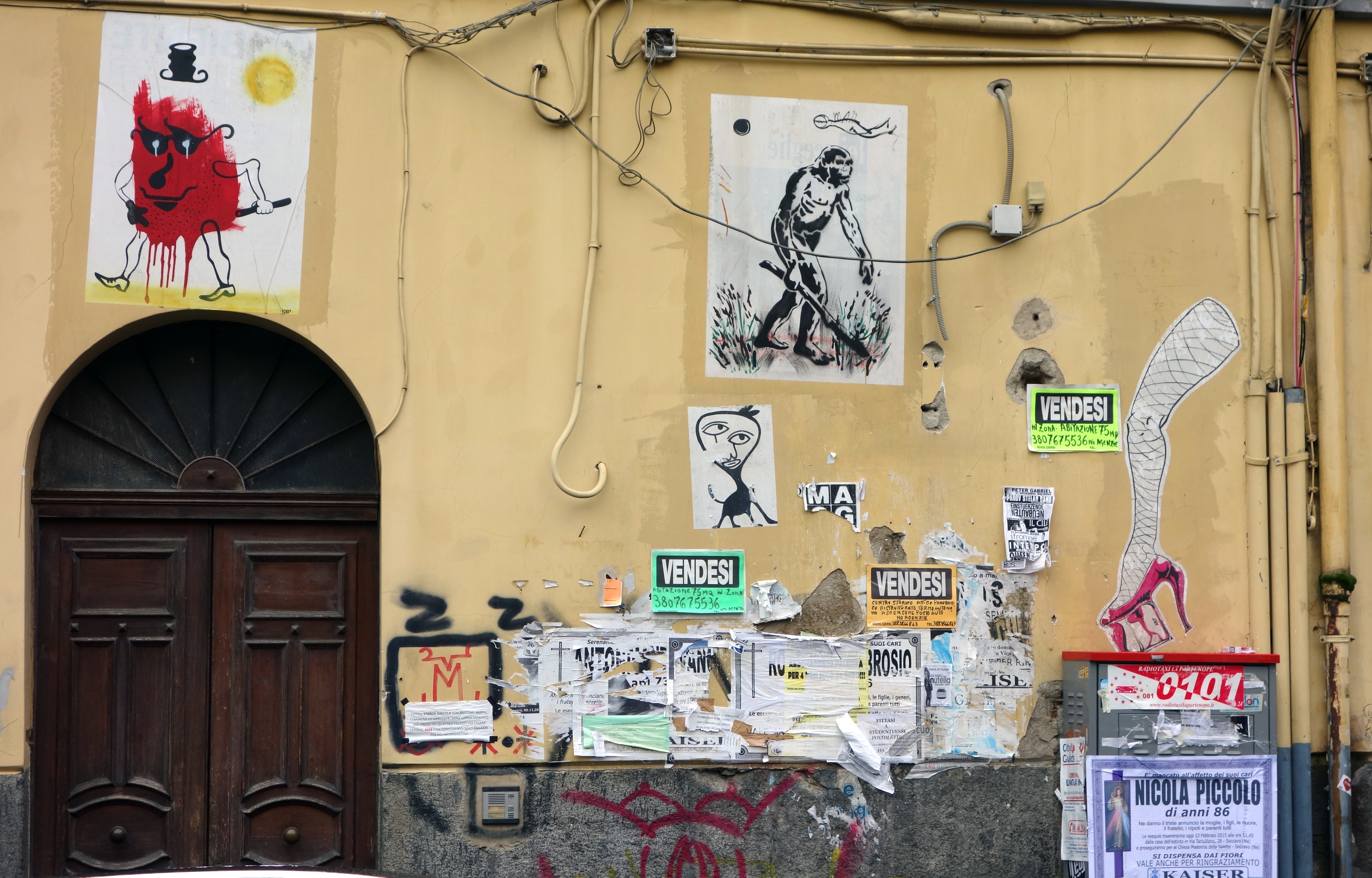 napoli wall