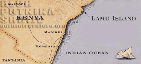 lamu island map