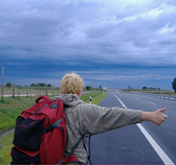 hitchhiker, autostoperka